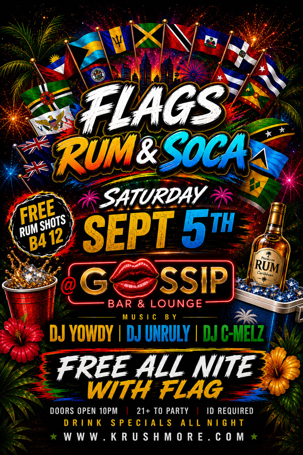 FLAGS, RUM & SOCA