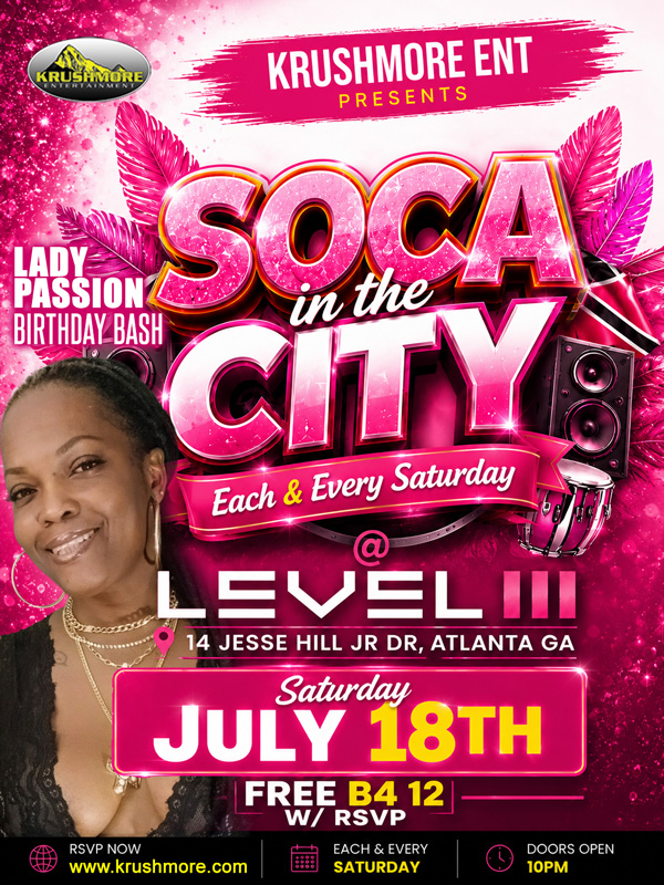 SOCA IN THE CITY hosted by LADY PASSION